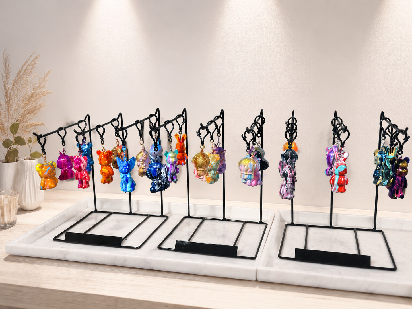 Atelier porte clefs FLUID ART